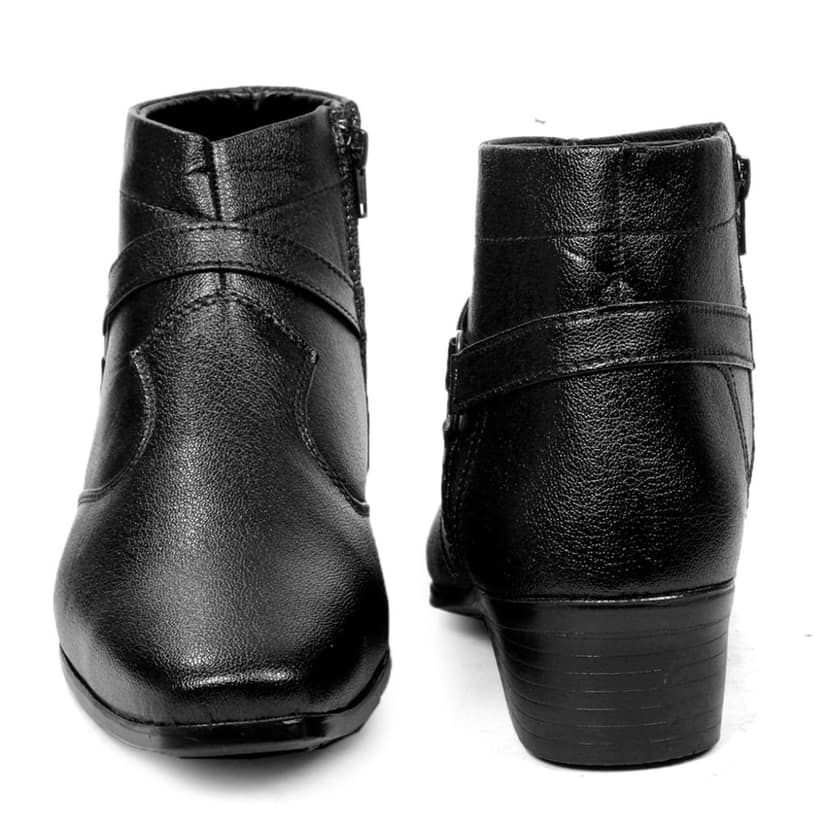 BXXY Men's New Height Increasing with Strapped Zipper and Buckle Boots for All Occassions and All Seasons view 7