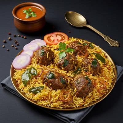 Gongura Mutton Dum Biriyani