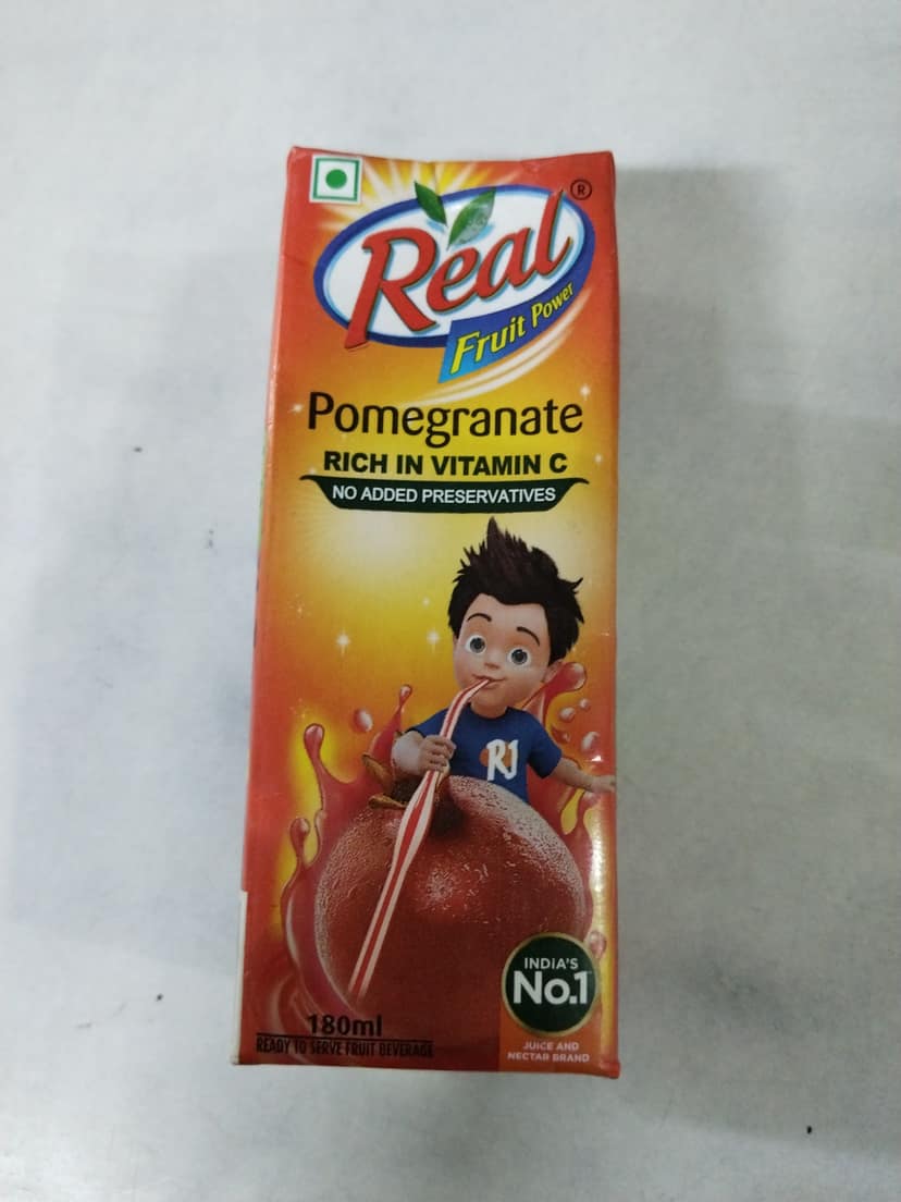 Real pomegranate rich in vitamin c juice