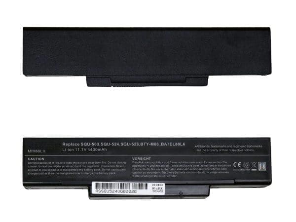 Laptop Battery For HCL SQU524-1 – SQU-524, SQU-528, SQU-503 Laptops,11.1V 6 Cells 4400mAh – Compatible