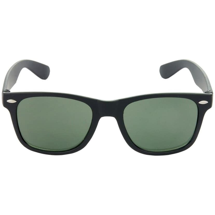 HRINKAR Men Women Boys & Girls Pilot Sunglasses Black & Black Frame, Green & Black Lens (Medium) Pack of - 2 view 2