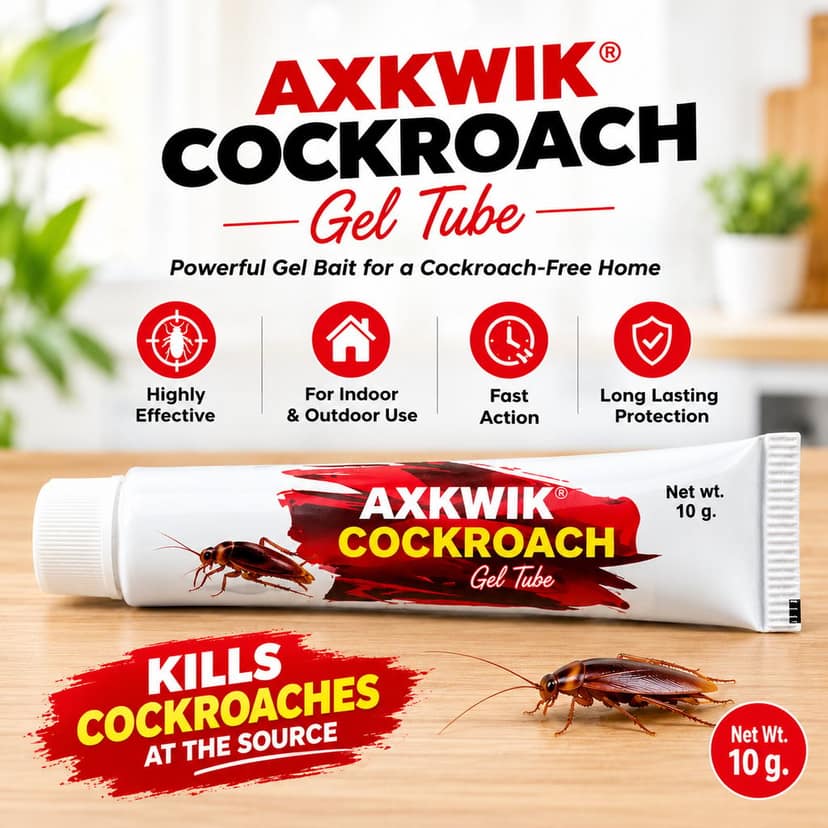 Ultimate Cockroach Killer Gel | Powerful Cockroach Eliminator Gel for Home Office Kitchen Pack of 3 view 2