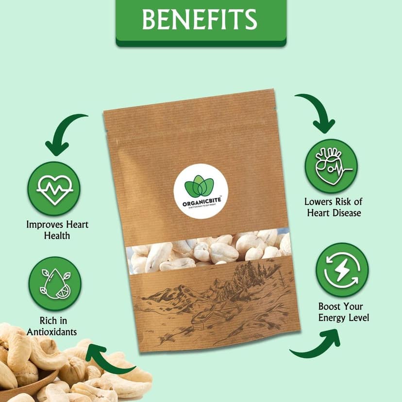 Cashews - 100% Natural Cashews Handpicked by farmers view 5