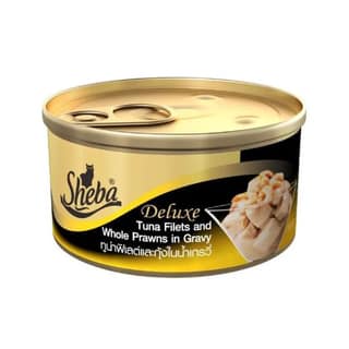 Sheba Tuna & Prawn In Gravy 85 Gms