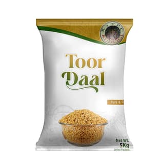 Kudlig Premium Toor Daal | Pure & Fresh Arhar Dal 5kg Pouch