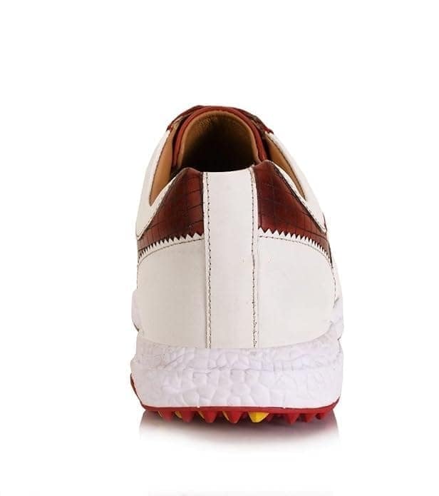 HITCARO Men's Proffessional Leather Golf Shoes | Lace-Up | Waterproof | Comfortable | Breathable view 2