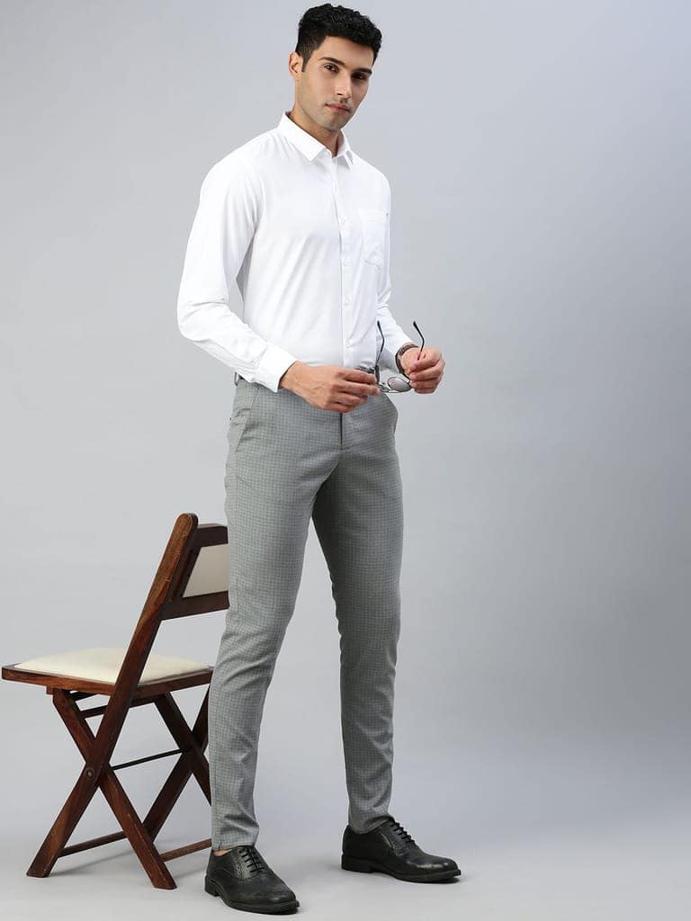Mens Cotton White Shirt Full Sleeves Wewin New (2 Pcs Pack) view 6