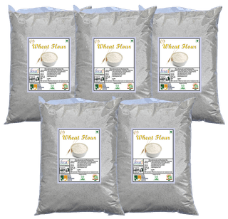 5 Kg Whole Wheat Flour | 100% Pure | Atta | Chakki Fresh | No Preservatives | Good for Health | Best Quality | Buy Online
