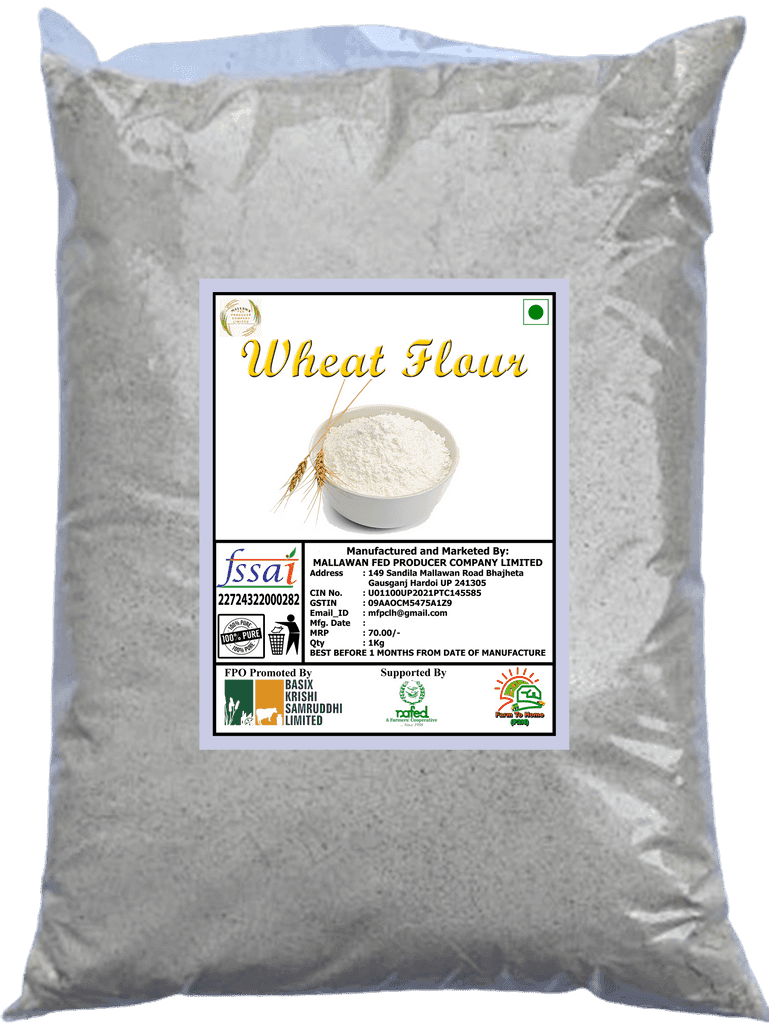 5 Kg Whole Wheat Flour | 100% Pure | Atta | Chakki Fresh | No Preservatives | Good for Health | Best Quality | Buy Online view 2