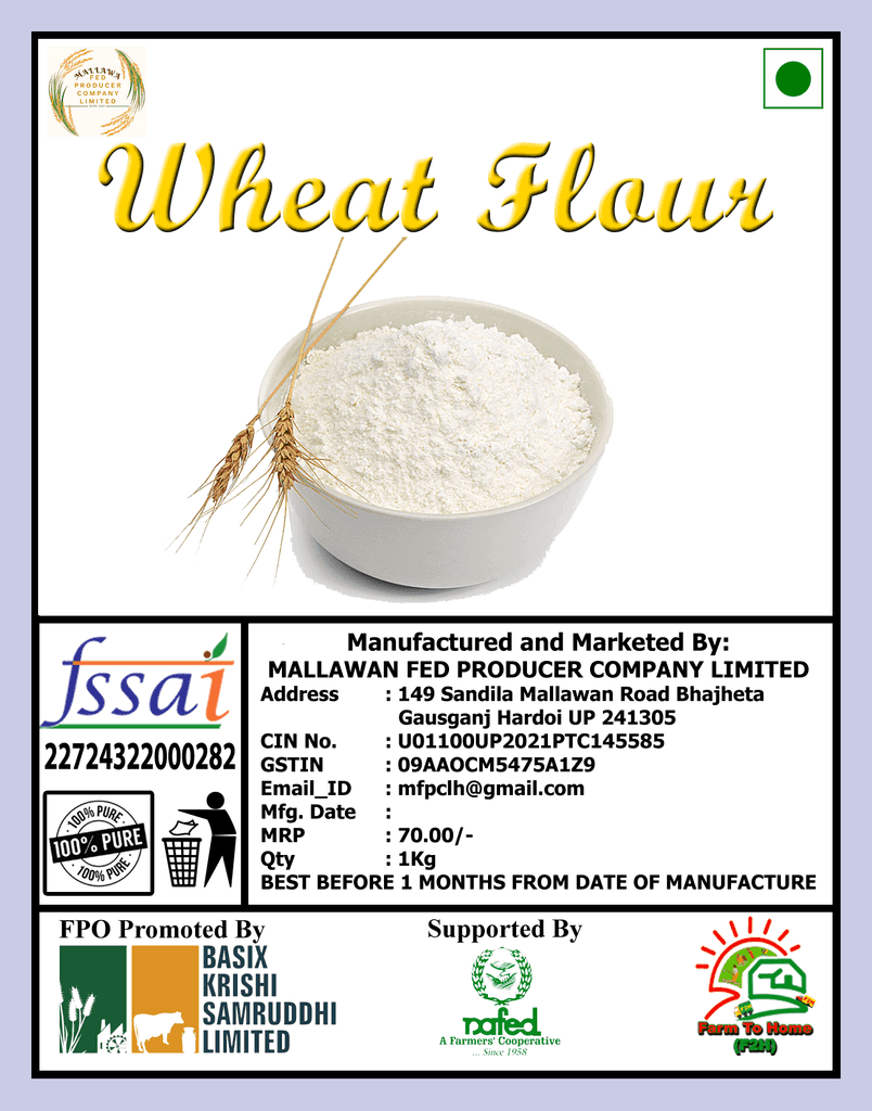 5 Kg Whole Wheat Flour | 100% Pure | Atta | Chakki Fresh | No Preservatives | Good for Health | Best Quality | Buy Online view 3