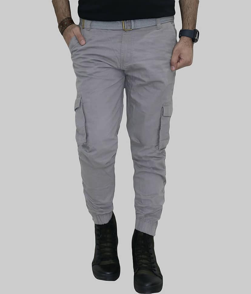 Urban Legends Regular Flat Men's Cargos - Black ( Pack of 1 )