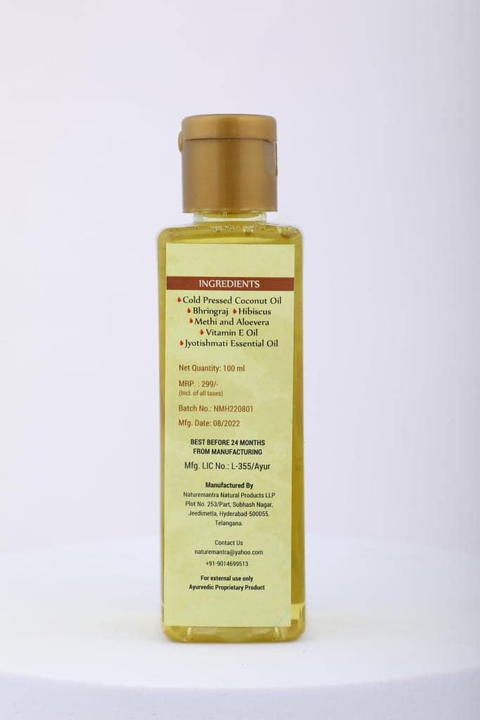 NATUREMANTRA NATURAL PRODUCTS Hibiscus & Bhringraj Hair oil 100 ML | Hair Growth & Hair Fall Control Oil | For Men & Women | Natural Ingredients | No Paraben Sulphates & Mineral Oil view 3