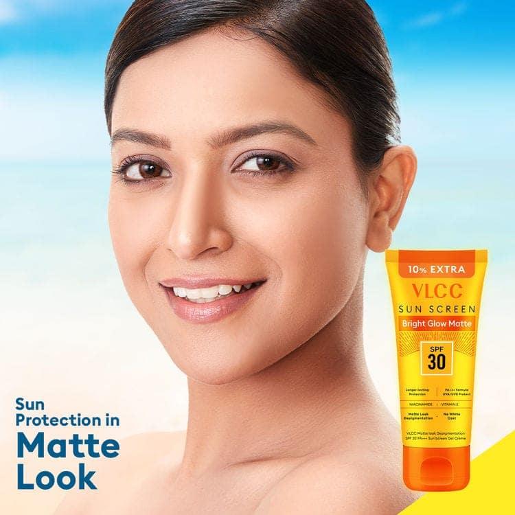 VLCC Matte Look Depigmentation Sunscreen SPF 30 PA+++ Gel creme, Non Greasy, Reduce Pigmentation (110g) view 5