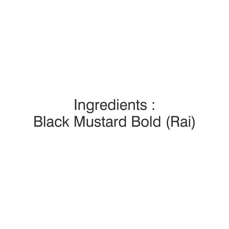 Pari Black Mustard Seeds Big Rai | Kali Sarso | Handpicked and Clean | Whole Spices | Chemical and Pesticides Free | Naturally Processed | Unadulterated | 1000 Grams view 2