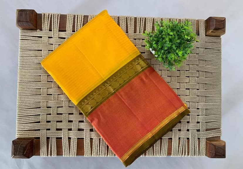 Soft silk saree view 2
