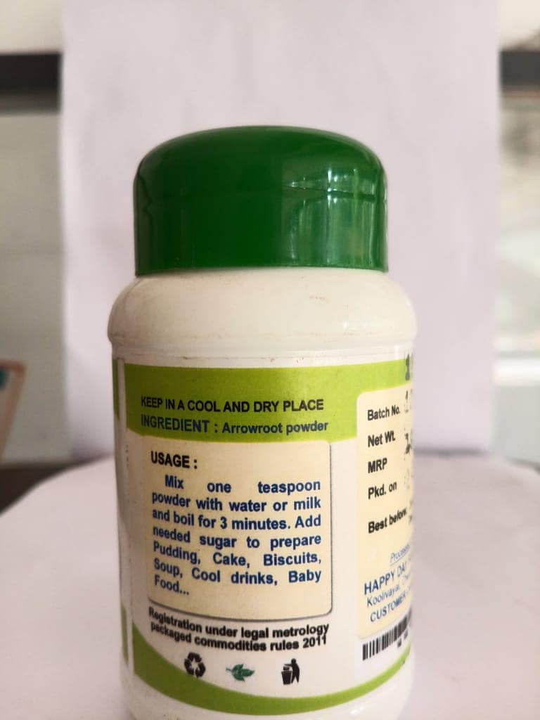 Arrowroot Powder view 3
