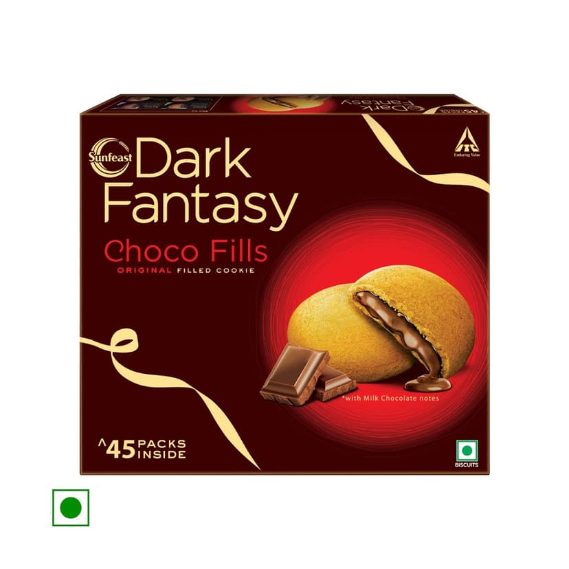 Sunfeast Dark Fantasy Biscuit - Choco Fills Cookies (562.5 g) view 2