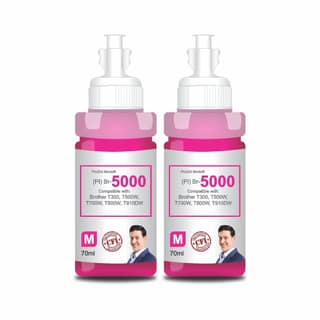 ProDot Br B5000/B6000 Inkjet Ink Refill Compatible with Brother DCP- T300, T310, T500W, T510W, T700W, T710W, T800W, T810W, MFC-T910DW, T4000DW, T4500DW Ink Tank Printers