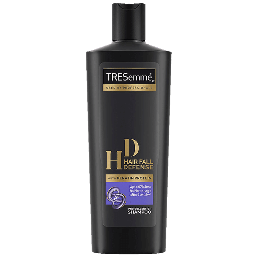 Tresemme Hair Fall Defense Pro Collection Shampoo - With Keratin Protein, Upto 97% Less Hair Breakage After 1 Wash, 340 Ml view 2