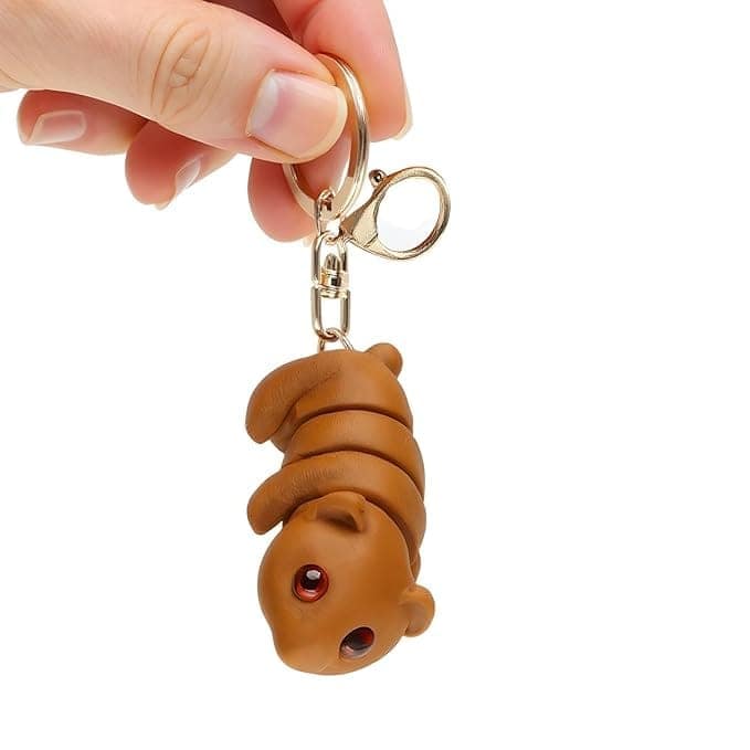Vinglits Wild Beasts 3D Printed Keychains – Articulated Animal Toys, Pocket-Friendly Keyrings, Stress Relief Desk Toys for Kids & Adults, Collectible Accessories (Bhaalu - The Bear) view 3