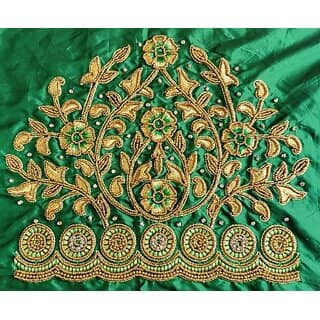 OMSAIFAB Cotton Silk Self Design Blouse Material view 2
