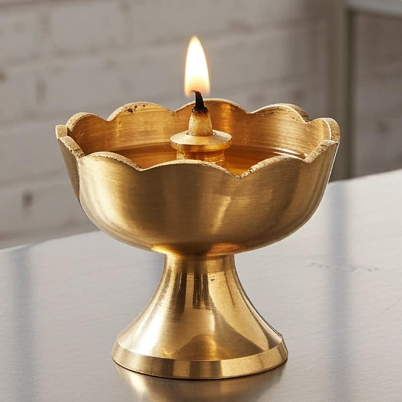 Brass Kamal Deepak No. 1 (FMAS635 B)