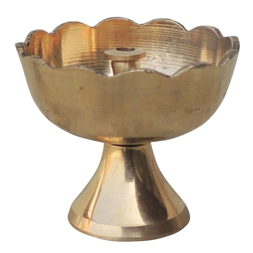 Brass Kamal Deepak No. 1 (FMAS635 B) view 2