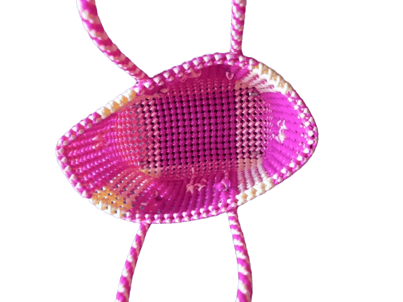 Handmade Small pink Wire Handbag view 2