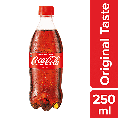 Coca Cola Soft Drink, 250 ml Bottle