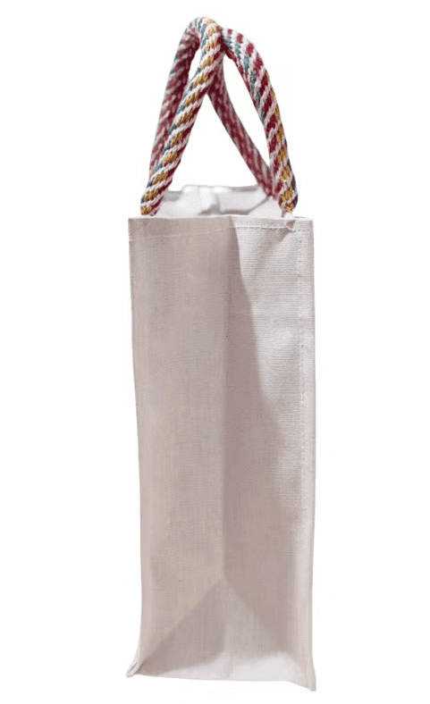 Floral Poinsettia Tote Bag - Stylish & Reusable view 4