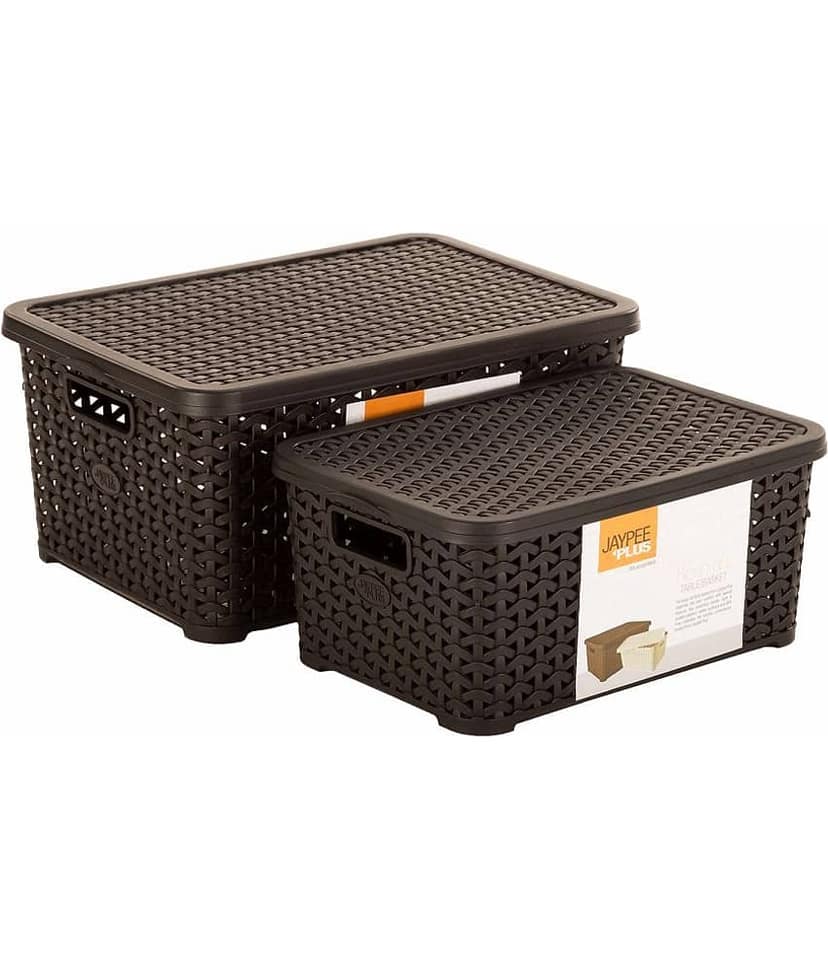 Keep All with cover big & Small, Brown (pack of 2) view 2