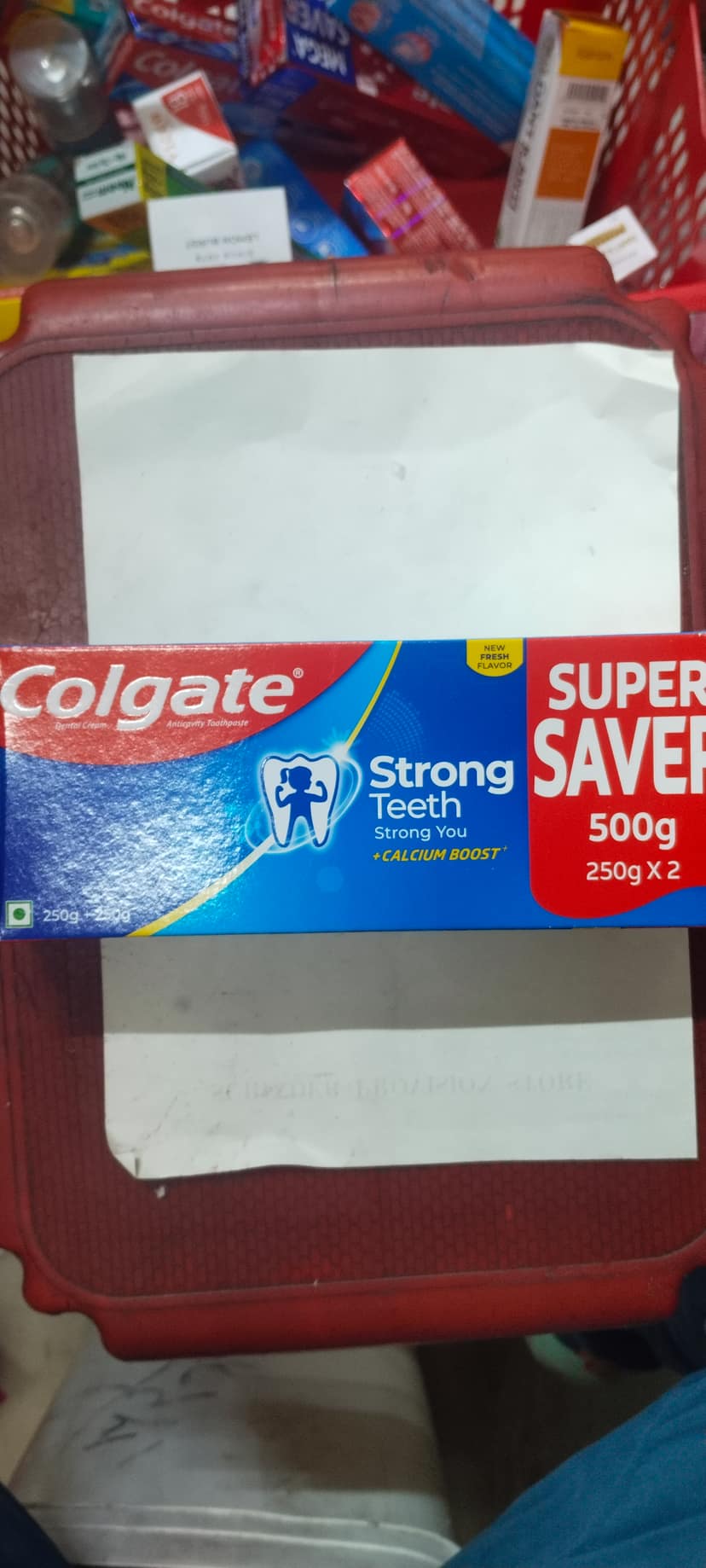 Colgate Strong teeth 250g +250g