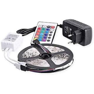 (Pack of 1) RGB Strip Light 300 LEDs 3 m Multicolor Steady, Color Changing, Flickering Strip Rice Lights view 3