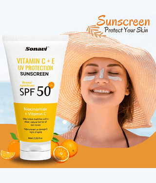 Sonavi SPF 50 Sunscreen Cream For All Skin Type ( Pack of 1 )