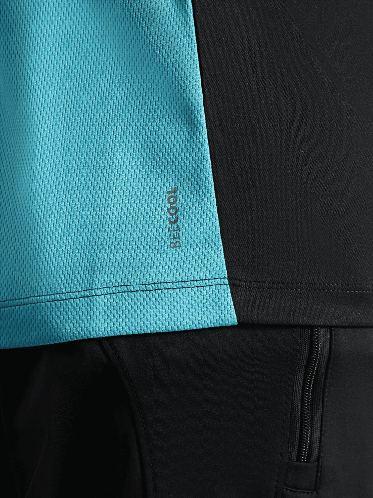 Calin Round Neck Half Sleeve Solid Regular fit Polyester T-shirt for Men Comfortable Breathable Fabric Stretchable for Everyday Use Ideal for Yoga Training Gym Running or Performance view 6