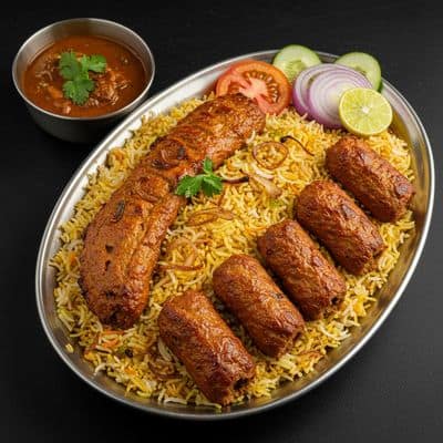 Kabab Biryani