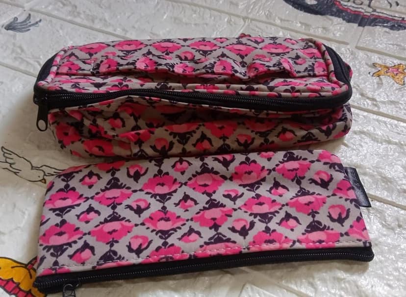 Decor Travel Makeup Bag with Small pouch Portable Organizer Makeup Cosmetic Train Case Large Capacity for Cosmetics Makeup Brushes and Toiletry Jewelry for More Storage view 6