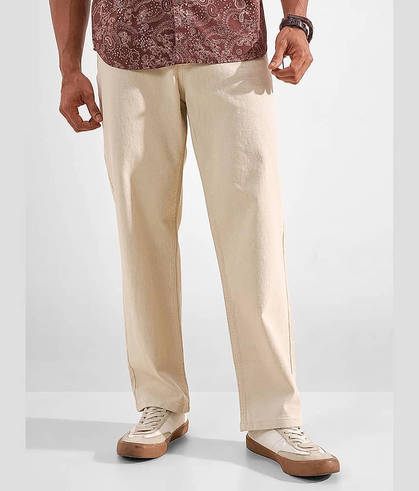 Highlander Straight Solid Men's Jeans ( Beige )