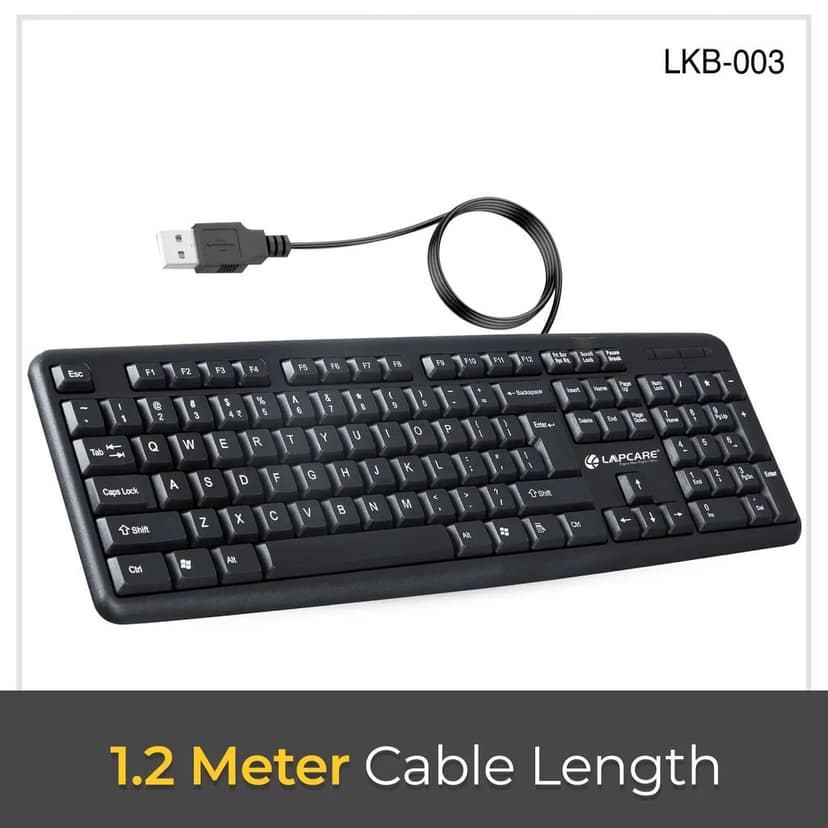 Lapcare Alfa 3 Wired USB Keyboard view 6