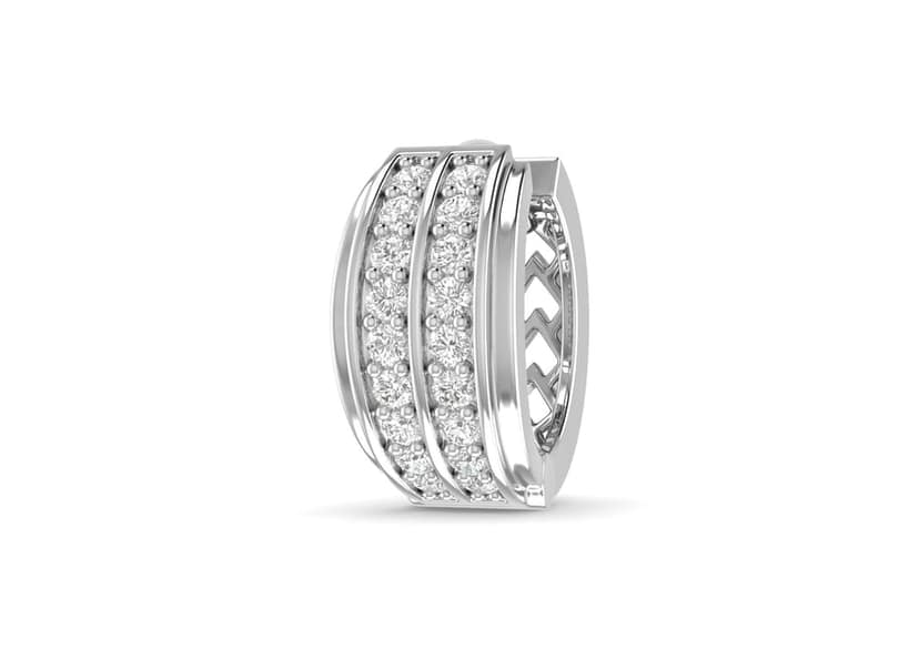 Convex Men's Hoop Earring (1 Pc Only)