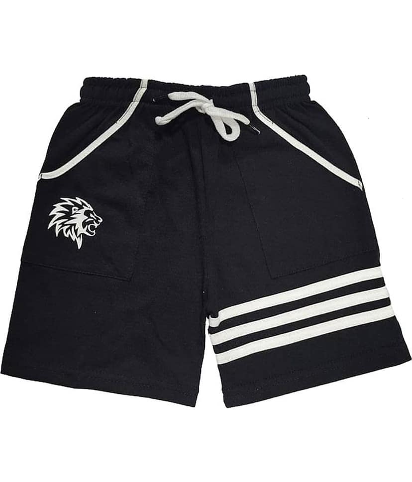atlans Pack of 3 Cotton Blend Shorts For Boys ( Multi Color ) view 2