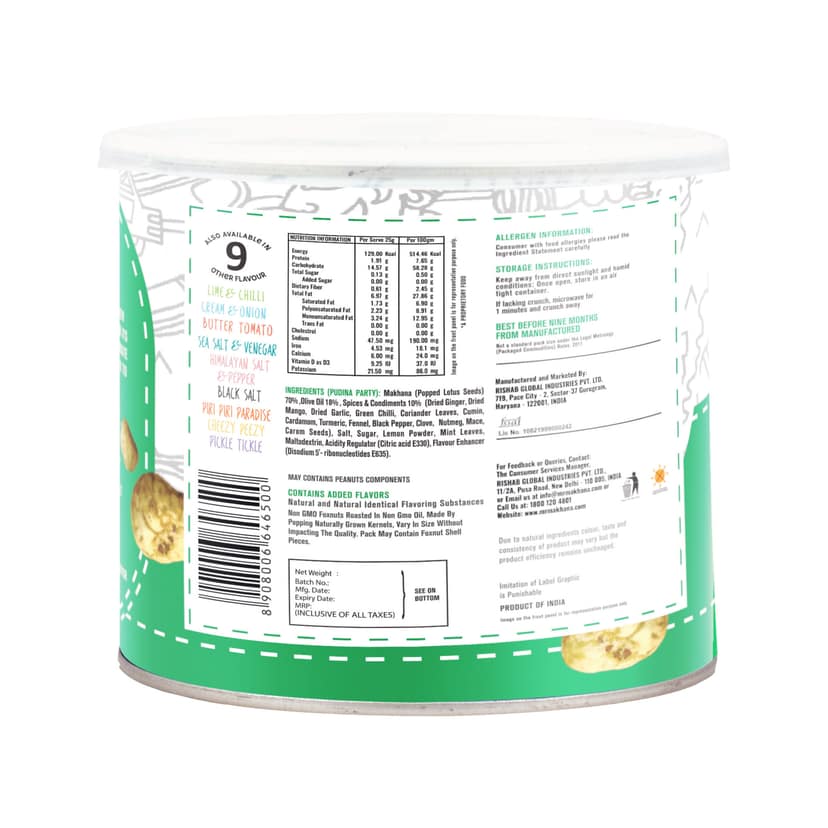 Mr Makhana Pudina Party - 50 gm, Pack of 3 view 2