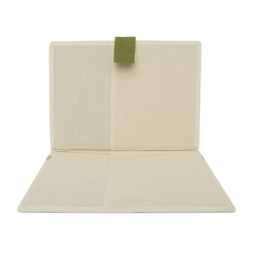 Tisser Artisans Hand crafted canvas folder with canvas fabric view 2