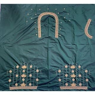 RR FABRIC Cotton Silk Self Design Blouse Material