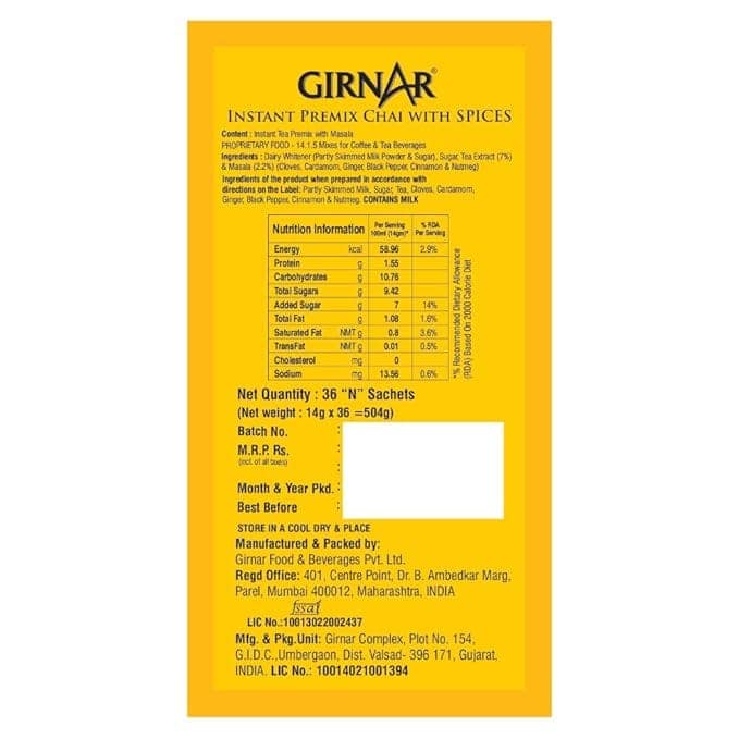 Girnar Instant Premix With Masala (36 Sachets) view 3