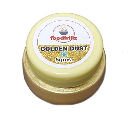 foodfrillz Lustre Dust for Cake decoration, fondant cakes - Golden & Silver, 5 gm each (Combo Pack of 2) view 7