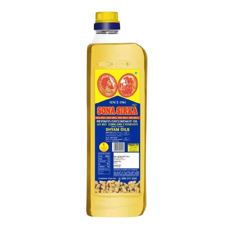 Sona Sikka Groundnut Oil 1 Ltr