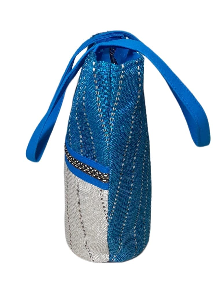 SS Eco-Life Appealing Jute Handbag for Women for Shopping, Party and Office. Dual Colour Mixup. view 4