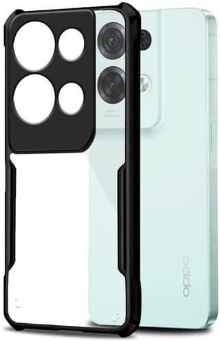 PLUGTECH Slim Shockproof Case | Matte Black Soft | Drop Protection | Precise Cutouts | Premium Mobile Cover for Oppo Reno 8 Pro