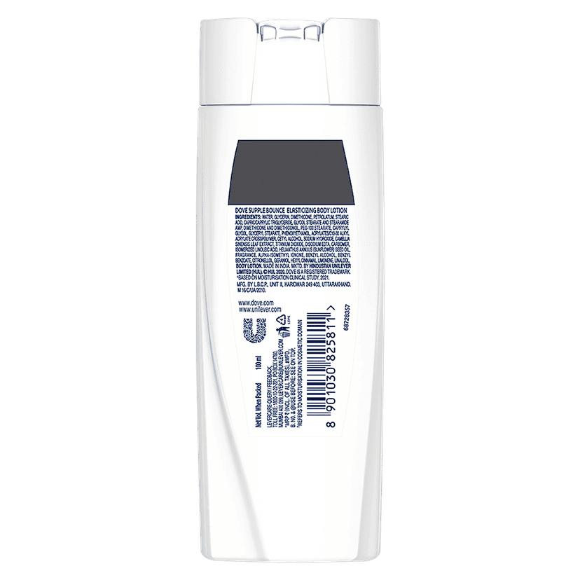 Dove Nourishing Body Care Supple Bounce Elasticizing Body Lotion - For Dull Skin, With White Tea Extract, 100 Ml view 2